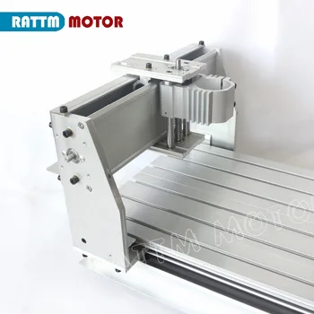 CNC Router Engraving Dzirnavas mašīna 3040 rāmis ar lodīšu skrūves & 52mm skavas caurums DIY logo hobijs