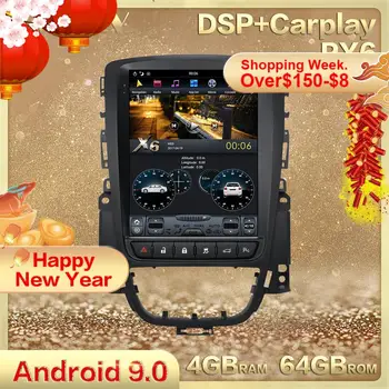 Carplay 2 Din Opel ASTRA J 2012 2013 Android 10 Ekrāns, Multimēdiju Atskaņotāju, Auto Audio Radio, GPS Navi Vadītājs Vienību Auto Stereo 14646