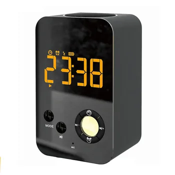 Ceļojumu Rakstāmgalda Pulkstenis LED Smart Digital Modinātājs Touch Dimming Nakts Gaisma Bluetooth Audio Pamosties Radio Reveile Portatīvo 15012
