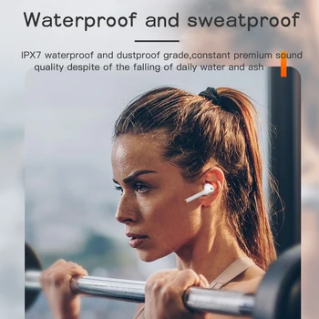 Cigfun Bezvadu Austiņas Bluetooth5.0 TWS Austiņas HiFi Stereo Earbuds Sporta IPX7 Ūdensizturīgs Austiņas ar Mic, lai Xiaomi Tālruni