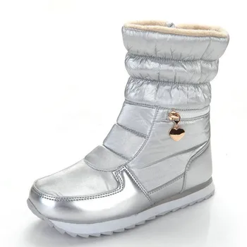 Cuculus 2020. gadam Sieviešu ziemas siltā dāmas dzīvoklis īsā gadījuma Potītes snow boot ar Viltus kažokādas sieviešu ūdensizturīgs stepēts kurpes 1939 18034