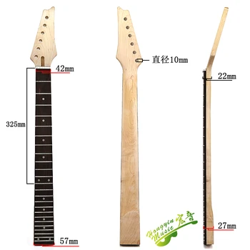 DIY 24 produktiem jaunu Meifen ST elektriskā ģitāra, kakla bez laku kakla kakla aksesuāri