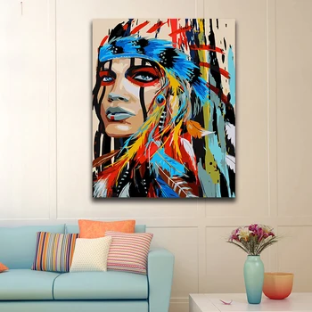 DIY Krāsošana, krāsu skaits Krāsains sieviete gleznas numurus ar komplektiem 40x50 rāmjiem