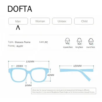 DOFTA Titāna Briļļu Rāmis Sieviešu Vintage Kārta Recepšu Brilles Vīriešiem korejas Tuvredzība, Optisko Briļļu Rāmji 5263 5822