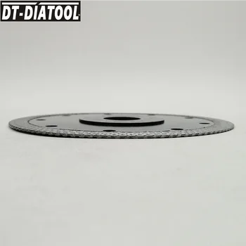 DT-DIATOOL 2gab/pk Premium Dimanta Pastiprināta core gredzena Griešanas Diska X Acs turbo Zāģu Asmeņi Sausu Mitrās Griešanas Ripu Dia izmantots 125mm/5