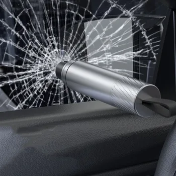 Daudzfunkcionāls Ārkārtas Stikla Breaker Portatīvo Auto Šķelto Loga Aizbēgt Āmuru drošības Jostu Griezējs Āra Self Defense EDC Rīks