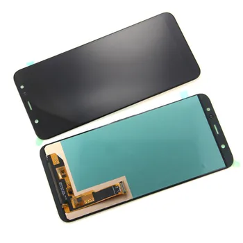 Displeja Pantalla Samsung Galaxy A6 Plus 2018 A605 A605F A605FN Screen Displejs, Touch Screen Montāža LCD Replacment Daļas 7898