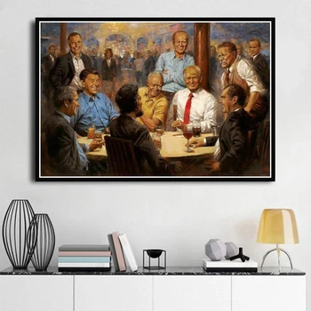 Donald Trump Prezidents Plakāti un Izdrukas Sienas, Mākslas Attēlus, Istabas Dekoratīvie Kanvas Glezna Lieliski, Asv, Mākslas Plakātu, Mājas Dekoru