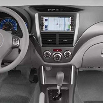 Double Din Auto Radio Fascijas par Subaru Forester 2008. - 2012. Gadam Impreza 2007. līdz 2012. gadam, Radio, Stereo Dash Instalācija, Apdare Komplekts Rāmis Bezel