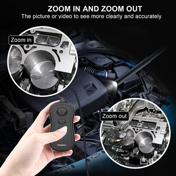 FOXWELL WiFi Endoskopu 5.5 mm Bezvadu Borescope Pārbaudes Kameras 1080P HD Ūdensizturīgs ar Gaismu, iPhone, Android vai Planšetdatoru