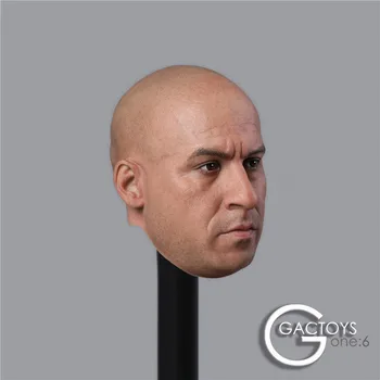 GC030 1/6 Mēroga Vīriešu Attēls Piederumu Eiropas American Grūts Puisis Superstar Vin Diesel Vadītājs Sculpt Griešanai Modelis 12