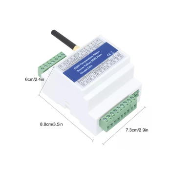 GSM Tālvadības Releju Slēdzis Piekļuves Kontrolieris T201 GSM Temperatūras Trauksmes 2G/3G/4G Stūres Stāvokļa Monitoringu Strāvas zuduma SMS Signāls