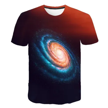 Galaxy T-krekls 2020. gada vasaras visuma zvaigžņotām debesīm T-krekls 3-D vīrieši / sievietes 6-xl bezmaksas