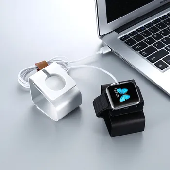 Galda Statīvs Turētājs, Metāla Leņķis Apple i Watch 6 5 4 3 2 Nano Anti-Slip Pad Portatīvo Uzlādes Doks 