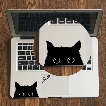 Gudrs Kaķis Kaķēns Skārienpaliktnis Klēpjdatoru Decal Uzlīmes uz Macbook Pro 16
