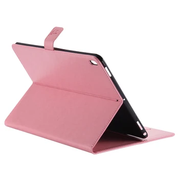 Gudrs Kaķis Koku Reljefi Ādas Maks ar Magnētisko Flip Tablete Lietu Vāku Somas, Ādas Coque Būtiska iPad Pro 10.5