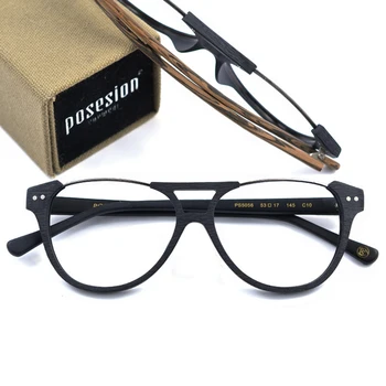 HDCRAFTER Recepšu Brilles Rāmji Vīriešiem Tuvredzība Brilles Rāmis Koksnes Graudu Optiskās Brilles Rāmis Sieviešu Briļļu rāmis 18507