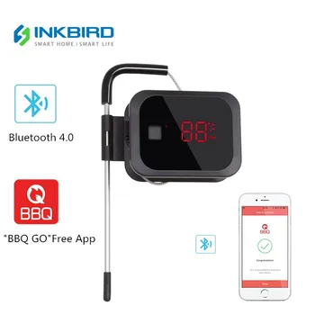 Inkbird IBT-2X Digitālā Bluetooth Savienota Virtuve, ēdienu Gatavošanas Termometrs LED Grila Taimeris Nerūsējošā tērauda Zondi Gaļas Termometrs