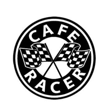 Interesanti CAFE RACER Automašīnu, Motociklu Uzlīmes Uzlīmes Ūdensnoturīgas Uzlīmes PVC 13cm X 13cm