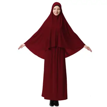 Islāma Sievietes Lūgšana Uzstādīt Abaya Jilbab Garo Šalli Hijab Maxi Kleita Svārki Arābu Lielu Gaisvadu Niqab Burqa Dievkalpojumu Ramadāna Pakalpojumu