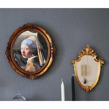 Izsmalcinātu Aplauzums Spogulis Karājas Spogulis Vintage Vannas istabas Spogulī, Dāvanas Sieviete Lady 1379