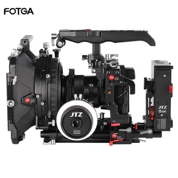 JTZ DP30 Kamera, Būris Plātne Matte Box Follow Focus Platformas KOMPLEKTS SONY A9 31341