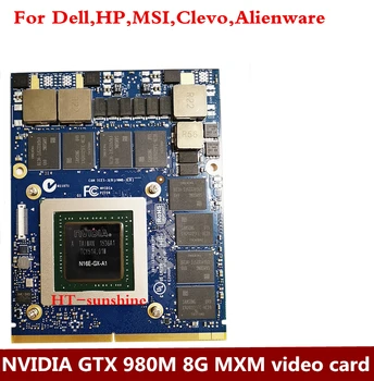 Jaunas GTX 980M GPU Grafisko Karti Asus M6700 M6800 M7710 Alienware MXM 3.0 Video Karte Bezmaksas piegāde