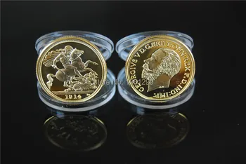 Jaunākās 30pcs/daudz bezmaksas piegāde 1914 Lielbritānijas Valsts George UNC -24 Valsts zelta monētas, monētu