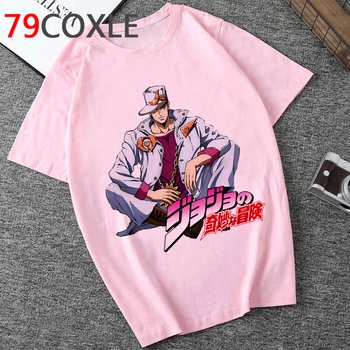 Jojo Dīvaino Piedzīvojumu Modes Anime T-krekls sievietēm Forši, Smieklīgi Karikatūra Vasaras T Krekls Grafiskais Gadījuma Tshirt Streetwear Top Tee
