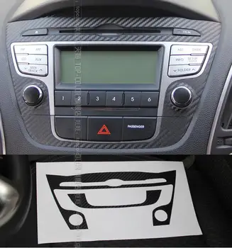 Joslu leģenda gadījumā Par Hyundai IX35 vadības panelis, oglekļa šķiedras uzlīmes modificētu īpašas piederumi car styling