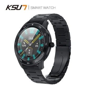 KSR909 Smart Skatīties Pilna Ekrāna Pieskarieties IP68 Ūdensnecaurlaidīga EKG Atklāšanas Maināms Zvani Smartwatch Fitnesa Tracker Smart Aproce
