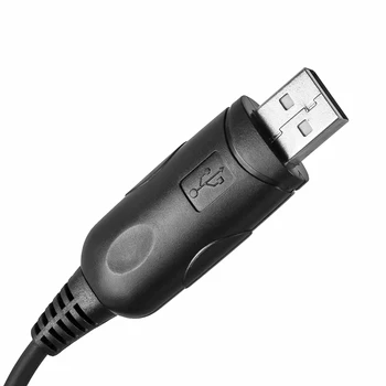 Karstā black 6 pin USB Programmēšanas Kabeli priekš kenwood Portativa Mobilo Automašīnas Radio TM-271A TK-785 TK-768 TK-808 TK-768G TK-868 TK-8108