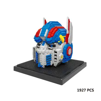 Karstā lepining tehnika radītāji klasisko Super Transformācijas Robots Karš Bumble Bee Gaismas mini Mikro Dimanta Bloki, ķieģeļi, rotaļlietas, dāvanu