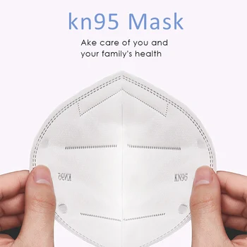 Kn95 Maska Ātra piegāde Putekļu maska 10Pcs Sejas maska Anti-Miglas Dūmaka anti-piesārņojuma aizsargmaskas, Anti PM2.5 mutes maskas 4