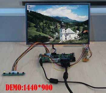 Komplekts LM201W01 30pin 1680×1050 6 lampas LVDS VGA Signālu Kontrolieris valdes Ekrāna Vadītāja Displeja Panelis, DVI, HDMI