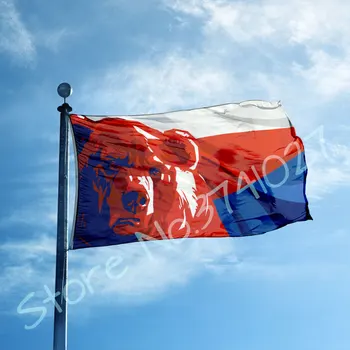 Krievija Nest karogu custom viena puse krievijas Karogu, ar jaunu dizainu, poliestera 3x5ft pasūtījuma hobijs karogs banner