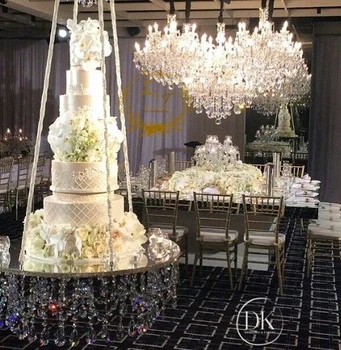 Kāzu karājas kūka stāvēt fantasy kāzas un dekori kāzu kūka lustras