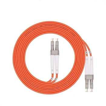 LC/UPC-LC/UPC fiber optic patch cord Duplex Multimodālu kabeļu FC-FC optisko šķiedru džemperis