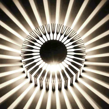 LED Saulespuķu Sienas Lampas 3W Modernu LED Apgaismojums Iekštelpu Mājas Apdare Koridorā, Eju Restorāns KTV Hotel AC85-265V