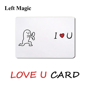 LOVE U Karti, Hyde Kartes Burvju Triki Slēgt Ielas Magie Mentalism Ilūziju Veidojums Aksesuārus Karti Burvis trucos de magia