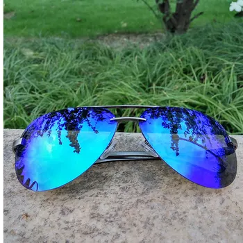 LVVKEE 2020. gadam Karstā klasiskās vīriešu Polarizēto saulesbriļļu braukšanu bez apmales saulesbrilles sieviešu Alumīnija magnija rāmja saulesbrilles vīriešiem 30451