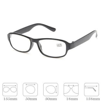 Liels Skaits Skaidrs Vīriešiem Sievietēm Unisex Lasīšanas Brilles Liekami +4.5 +5.0 +5.5 +6.0
