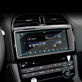 Lsrtw2017 auto GPS Navigācijas ekrāns Rūdīts plēves aizsardzības uzlīme par jaguar f-pace XF F-tips XE 2016 2017 2018 2019 2020