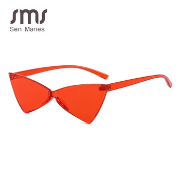 Luksusa Zīmolu Mazo bez apmales Saulesbrilles Sieviešu 2020. Gadam, Modes Pink Cat Eye Saulesbrilles Toņos Sieviešu Vintage Tauriņu Brilles UV400