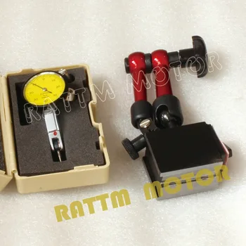 MItutoyo skala rādītājs 0-0.8 mm/0.01 mm ar mini magnētiskais statīvs Galda Bloks 350mm