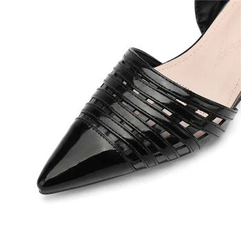 MORAZORA 2020. gadam, liela izmēra 33-43 modes dobi no sievietes sūkņi īstas ādas vienkāršu dāmas kurpes vasaras vienkrāsainu ikdienas apavi 3719