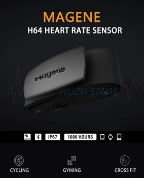 Magene Dvīņi S3 Ātruma Ritms Sensors ANT+ H64 Bluetooth 4.0 Sirds ritma Sensoru, lai Strava garmin iGPSPORT Bryton Velosipēdu Datoru