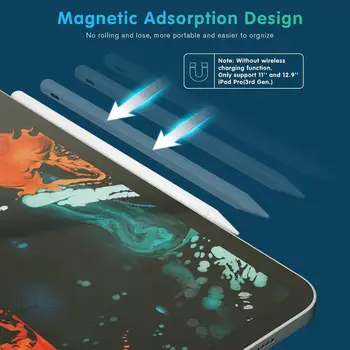 Magnētiskā Capacitive Pildspalvu Tilt Spiediena Jūtīgums Irbuli ipad/ipad pro/ipad Gaisa 2018-2020 iPad Palmu Noraidījumu Irbuli