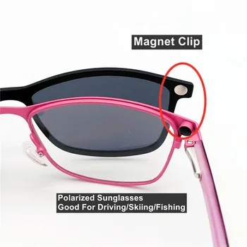 Magnēts Sieviešu Brilles Pilna Loka Metāla Optisko Rāmis Recepte Briļļu Tuvredzība Vintage Brilles, Saulesbrilles Kārta Cat Eye