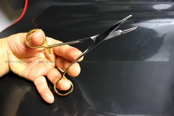 Medicīnas ķirurģijas instrumentu, zelta rokturi, self-saglabājot pin adatu turētājs vadu griezējs Multi-function 2 in1 augstas kvalitātes šķēres 50654